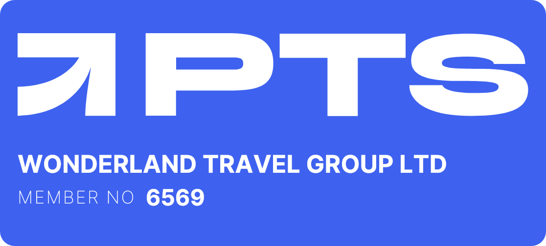 PTS membership badge for Wonderland Travel Group